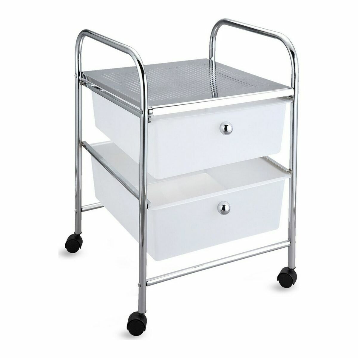 Byrå Confortime Metall Med hjul Plast 33 x 32,5 x 45,5 cm (2 antal) - 2