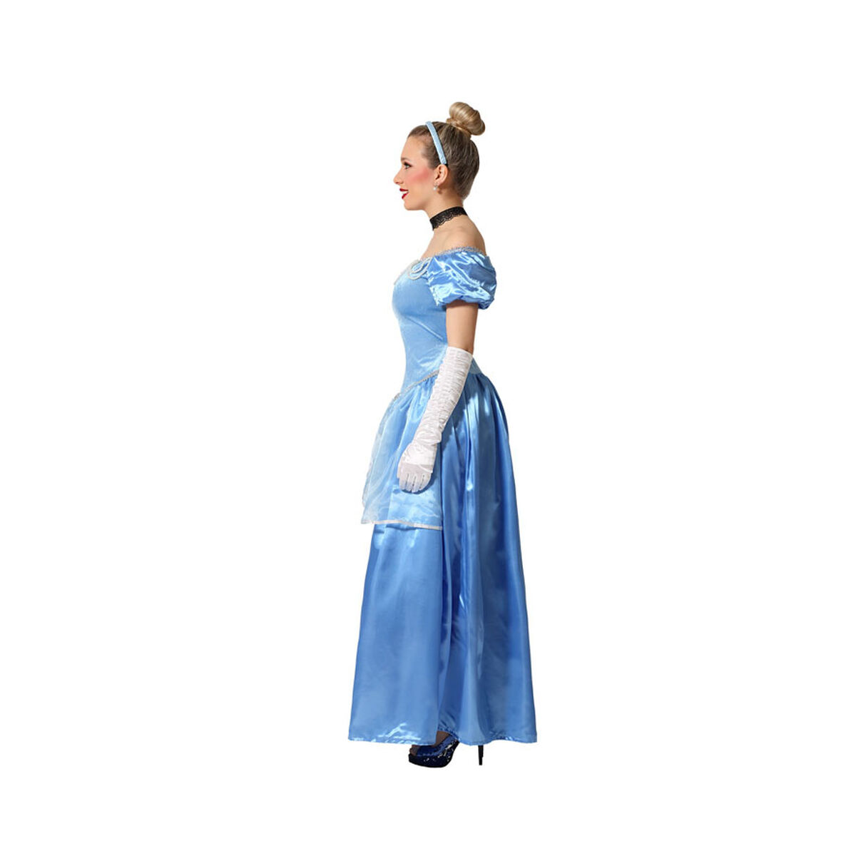 Maskeraddräkt vuxna Prinsessa Blå - 3