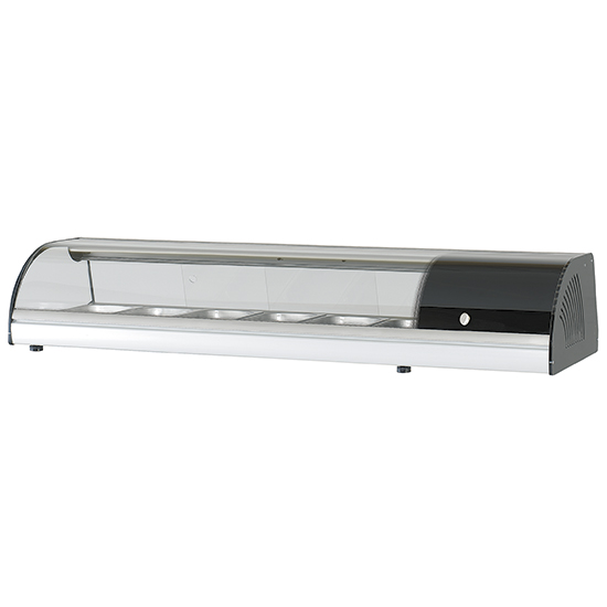 Tapas kylare display, 6x GN 1/3