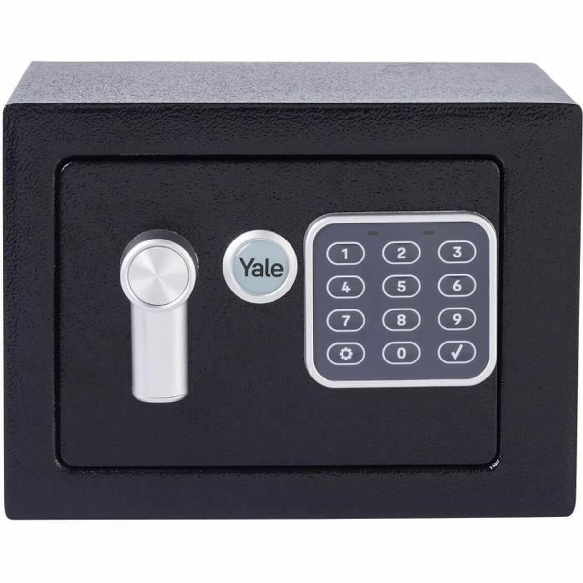 Kassaskåp med elektroniskt lås Yale Svart 3,8 L 17 x 23 x 17 cm Rostfritt stål Stål