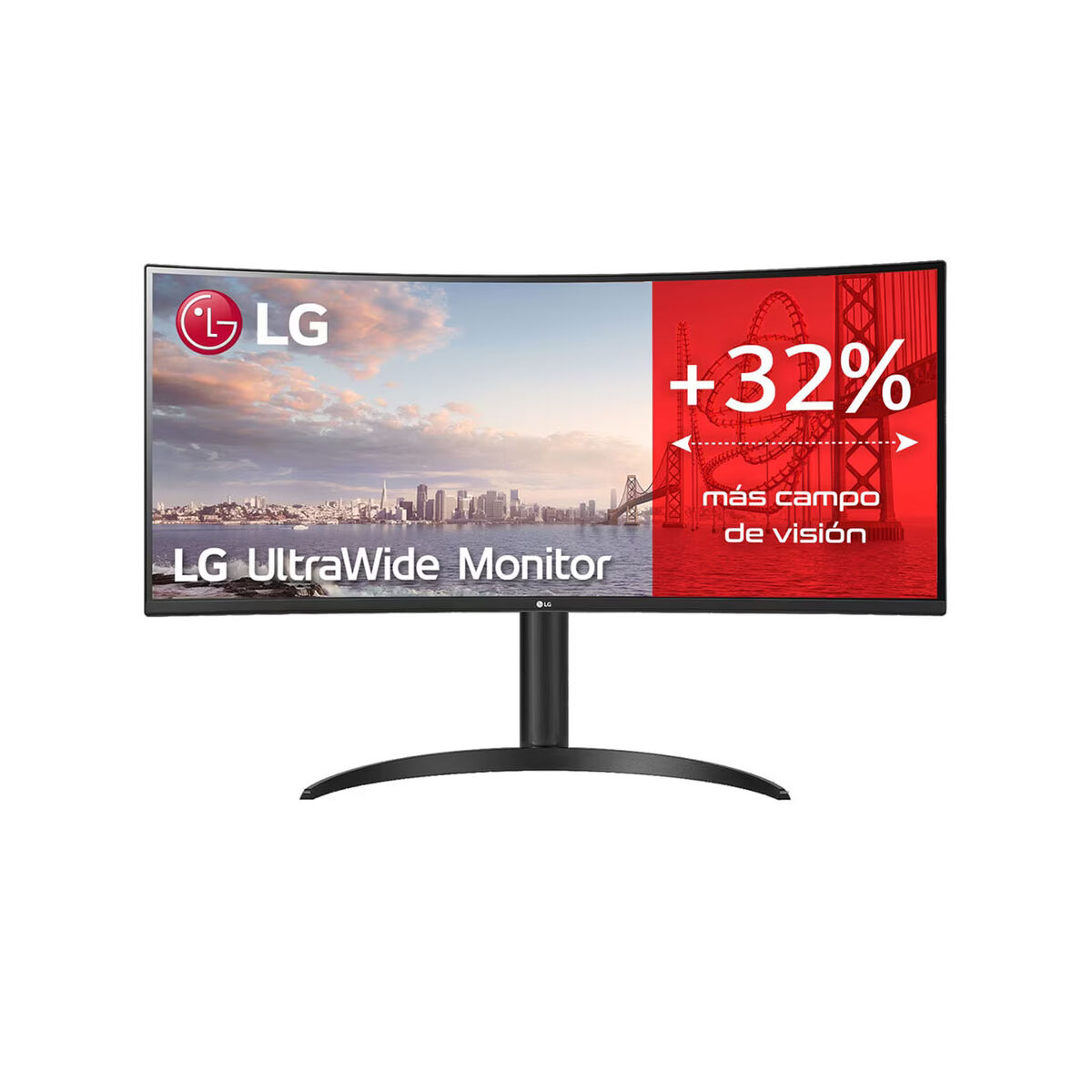 Monitor Gaming LG 34WP75CP-B 34" Wide Quad HD Böjd LED - 4