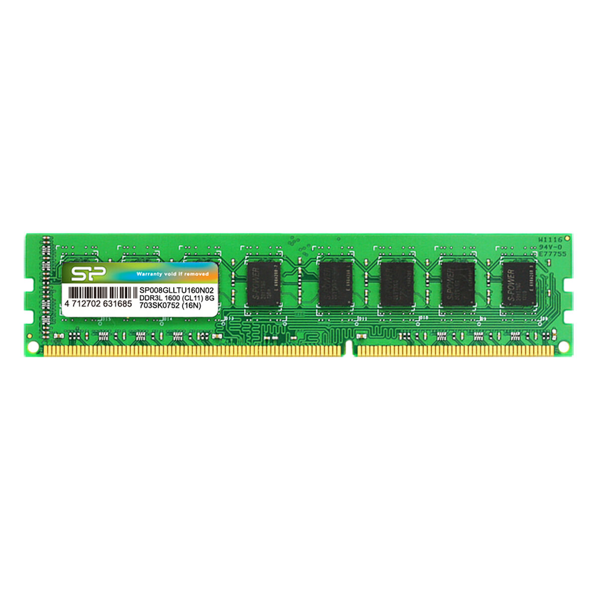 RAM-minne Silicon Power SP008GLLTU160N02 DDR3L CL11 8 GB - 2