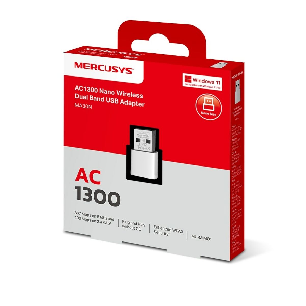 Nätadapter Mercusys MA30N - 3