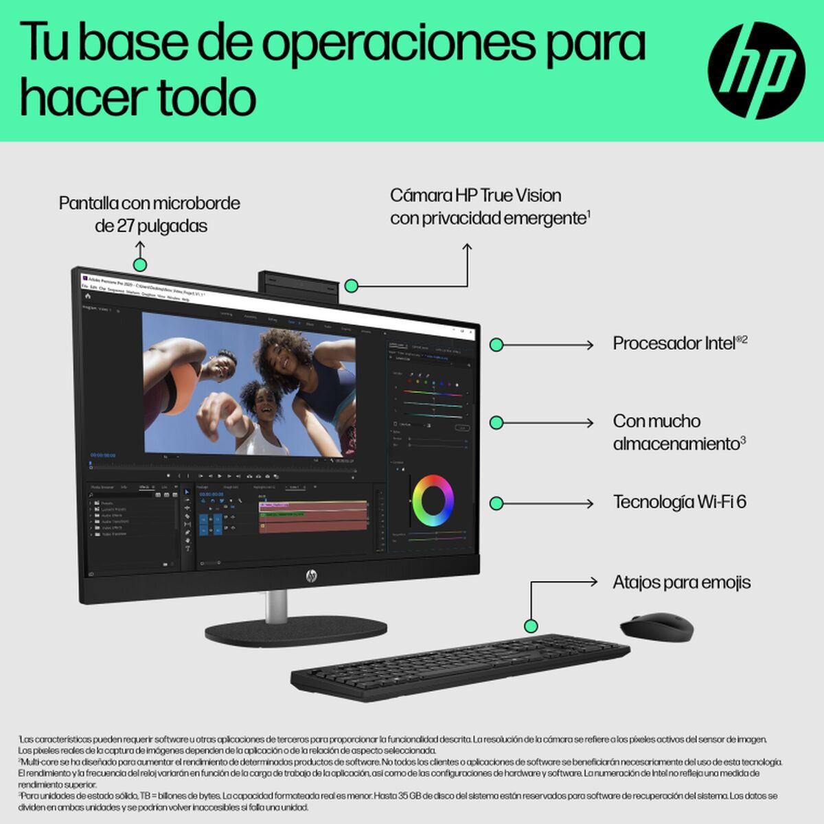 Bordsdator HP B9GN4EA Intel Core i5-1335U 16 GB RAM 1 TB SSD