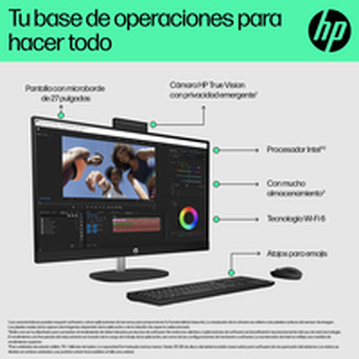 Bordsdator HP B9GN4EA Intel Core i5-1335U 16 GB RAM 1 TB SSD - 2