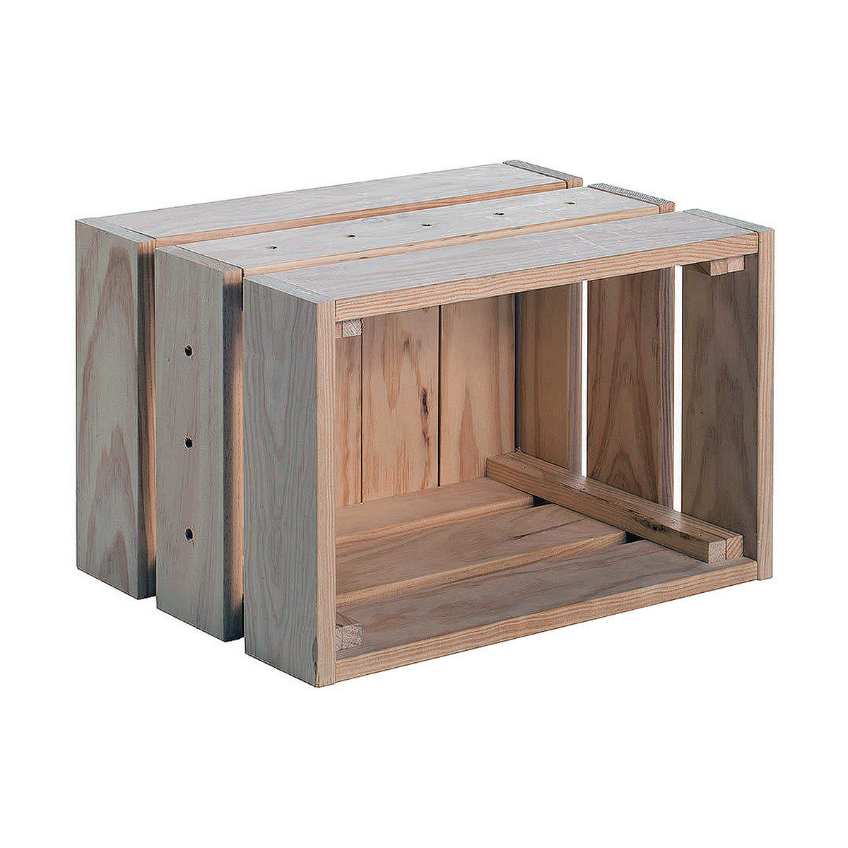Bokhylla Astigarraga HOME002.99 Brun Naturell Furu - 6