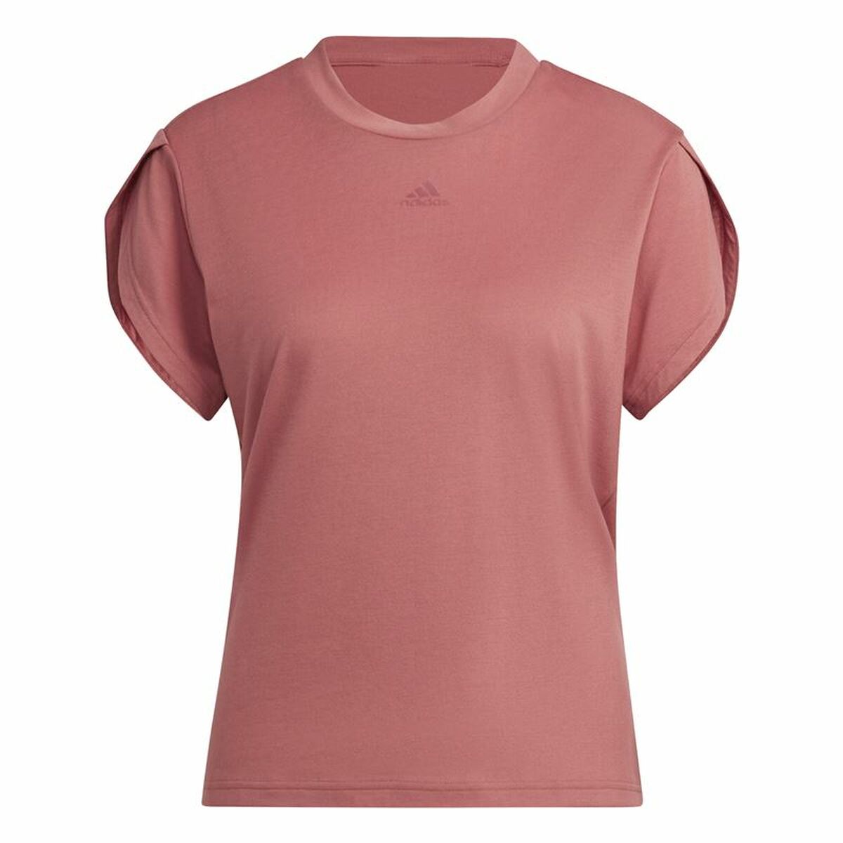 T-shirt med kortärm Dam Adidas trainning Floral  Mörkrosa - 8