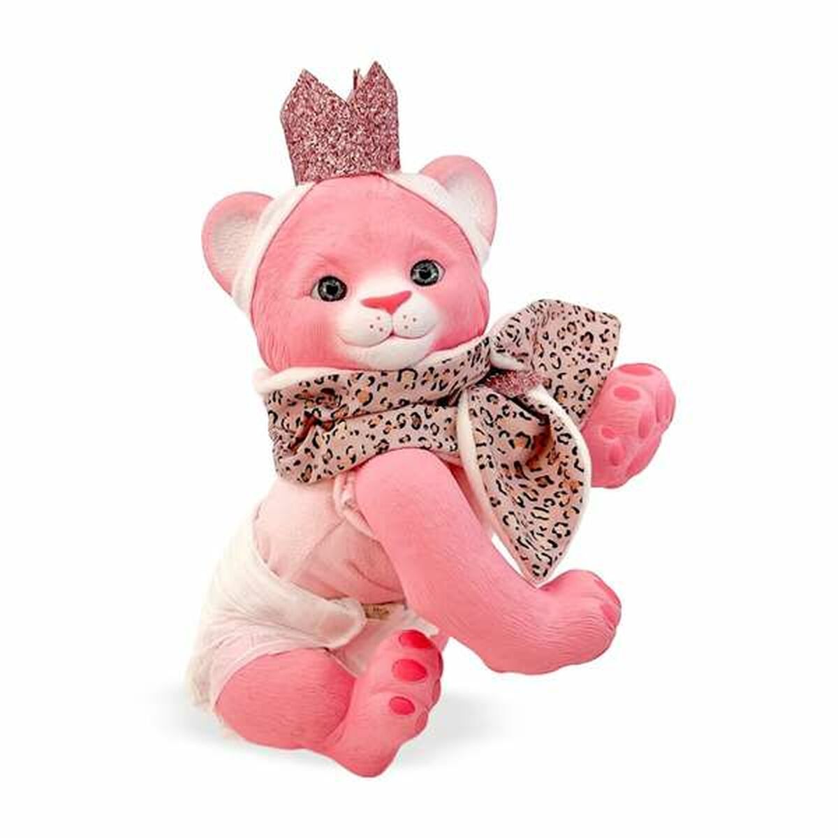 Mjukisleksak Berjuan Anireal Panter 35 cm - 4