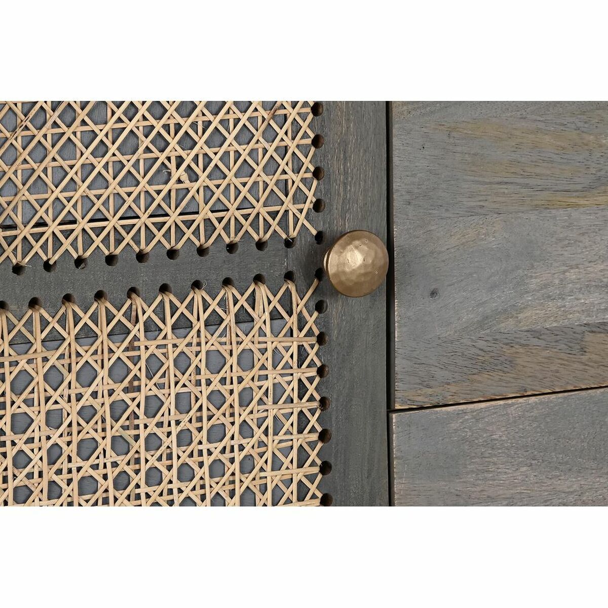Skänk DKD Home Decor Grå Naturell Mangoträ Trä MDF 160 x 40 x 75 cm - 16