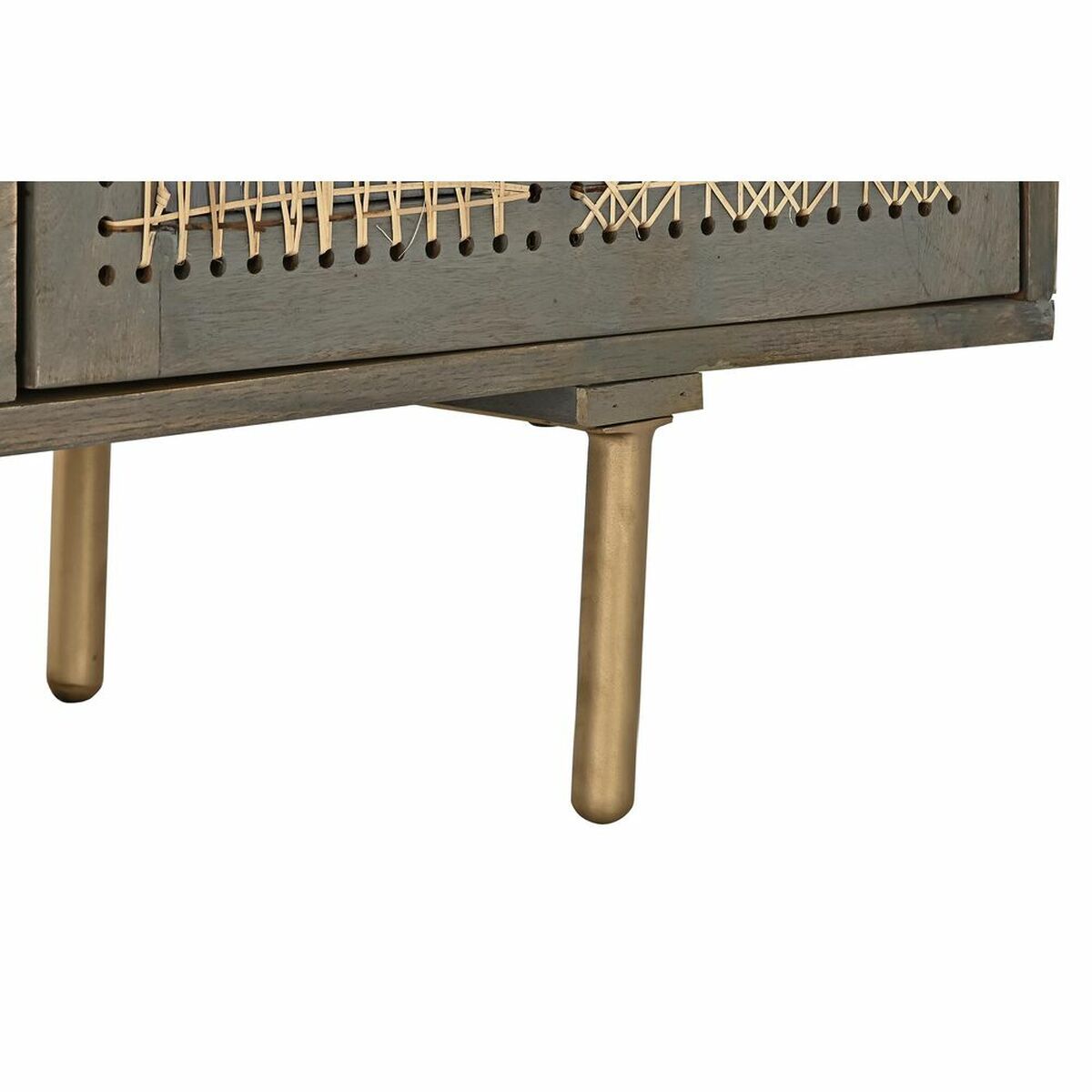 Skänk DKD Home Decor Grå Naturell Mangoträ Trä MDF 160 x 40 x 75 cm - 18