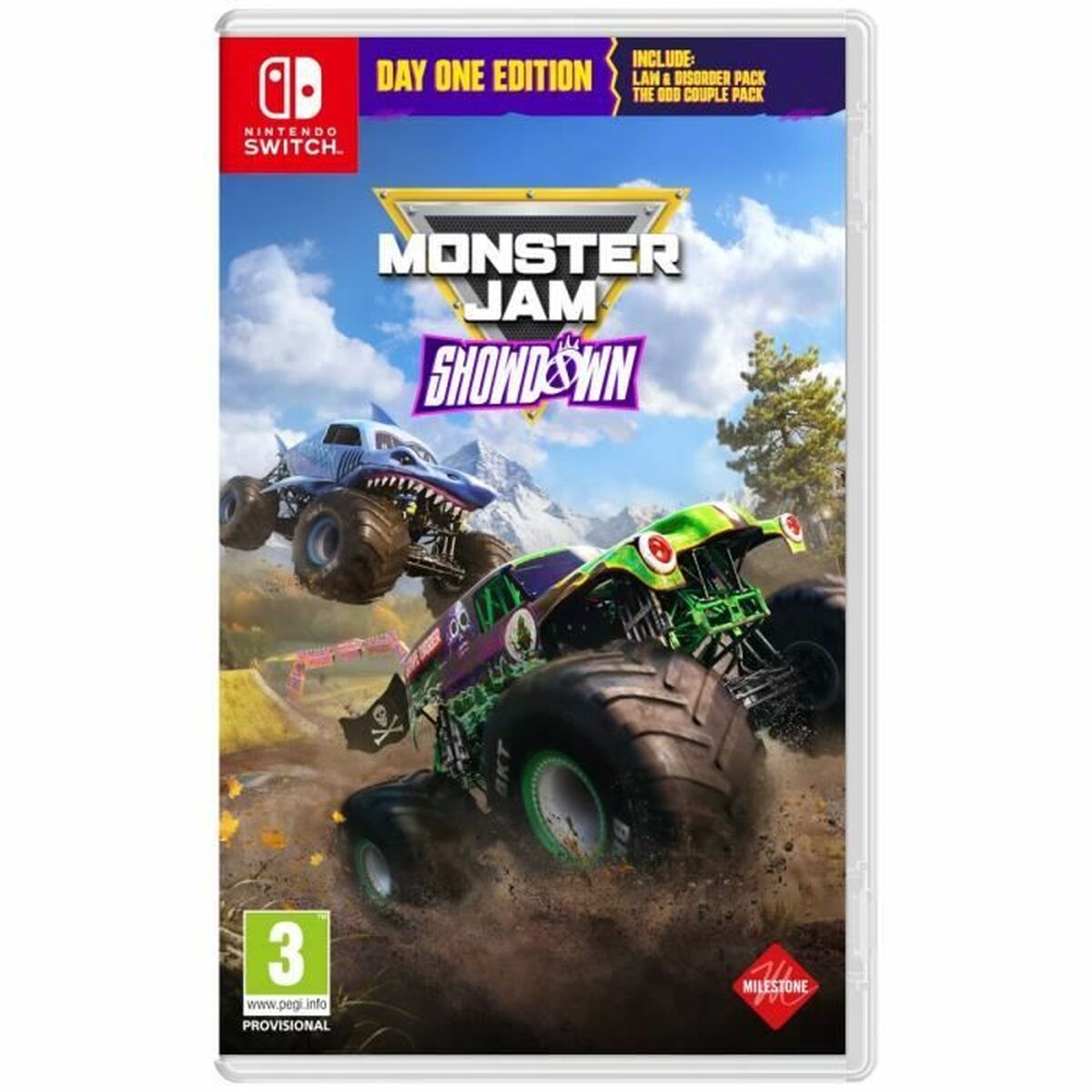 TV-spel för Switch Milestone Monster Jam Showdown - Day One Edition