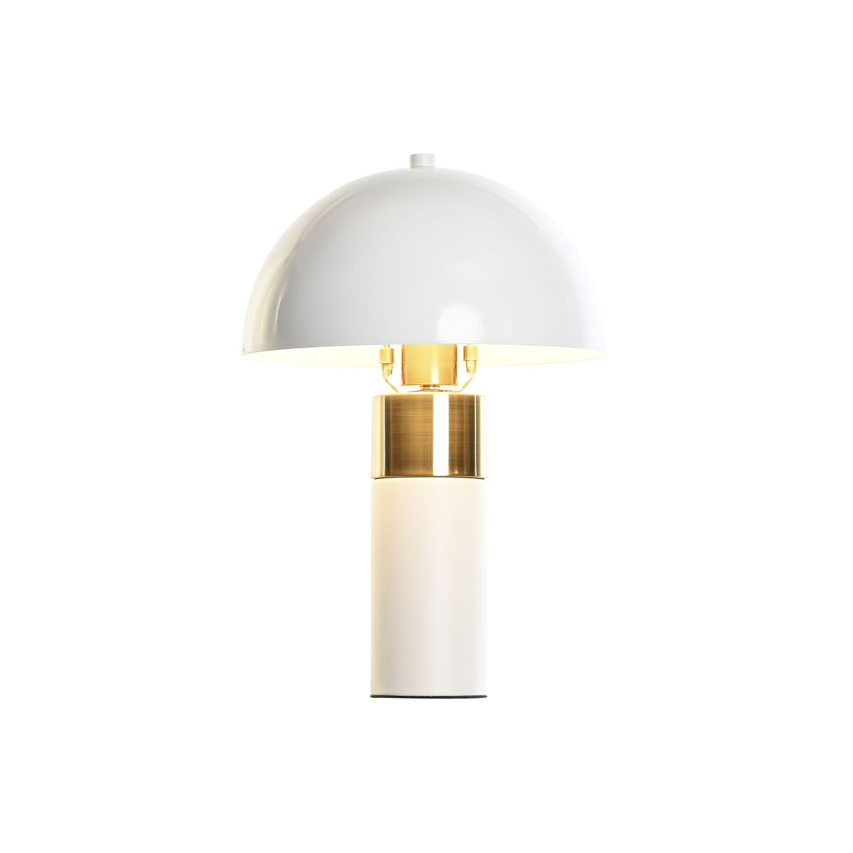 Bordslampa DKD Home Decor Gyllene Metall Vit 220 V 50 W 24 x 24 x 36 cm - 4