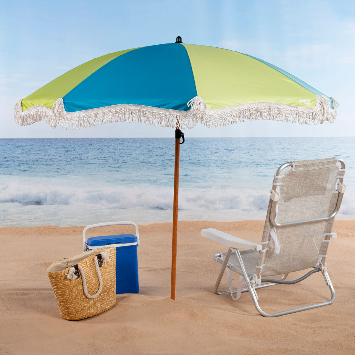 Parasoll Aktive Multicolour 180 x 187 x 180 cm (4 antal) - 3