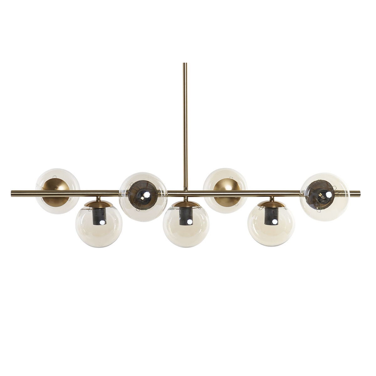 Taklampa DKD Home Decor Gyllene Metall Glas 96 x 30 x 130 cm - 2