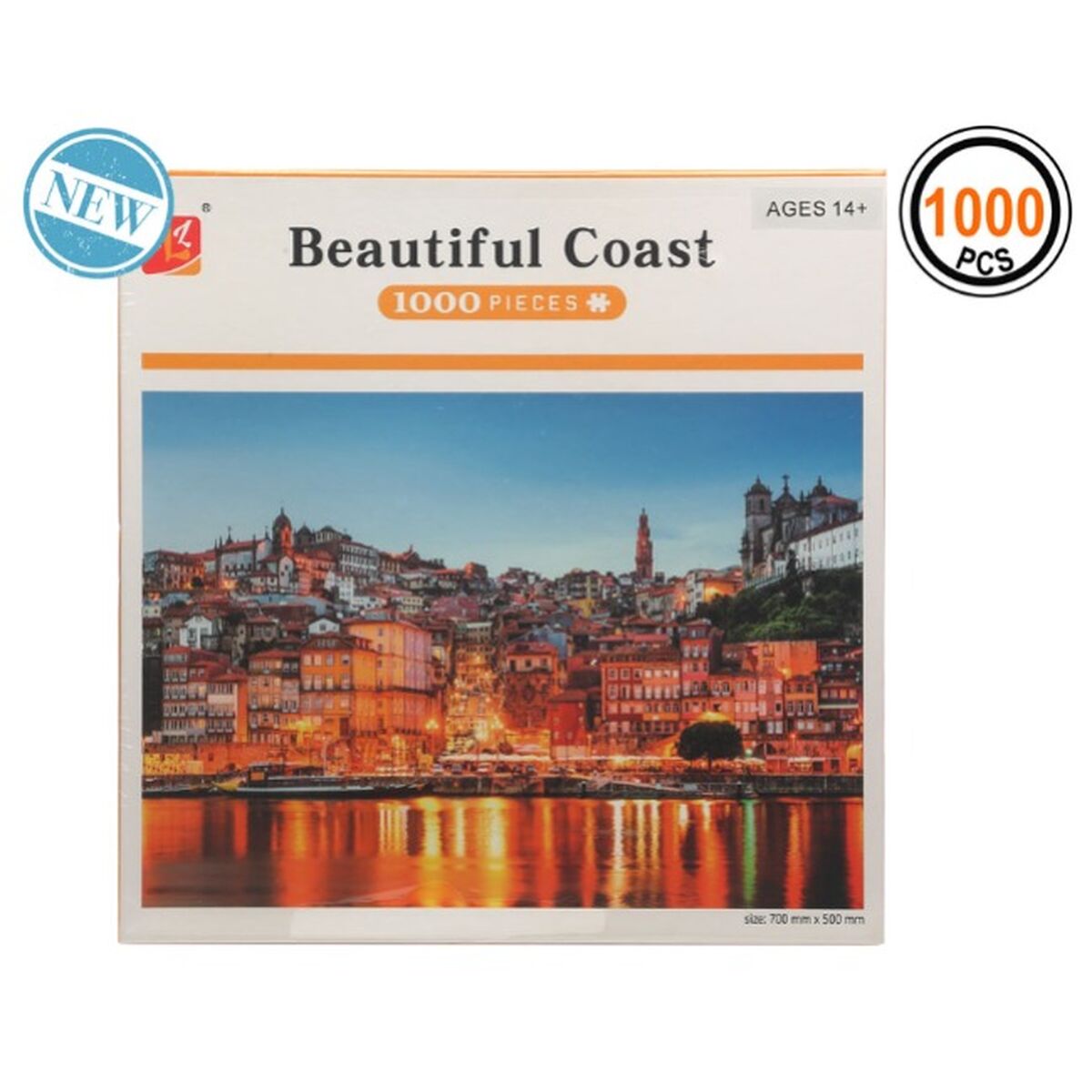 Pussel Beautiful Coast 1000 Delar