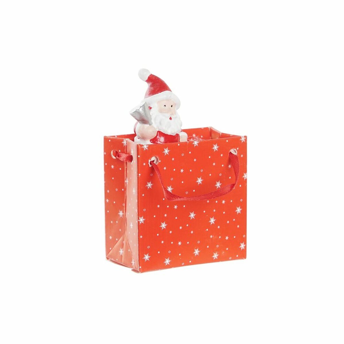 Julgranskula DKD Home Decor Harts Tomte (3,5 x 2,5 x 4 cm) (4 antal) - 2