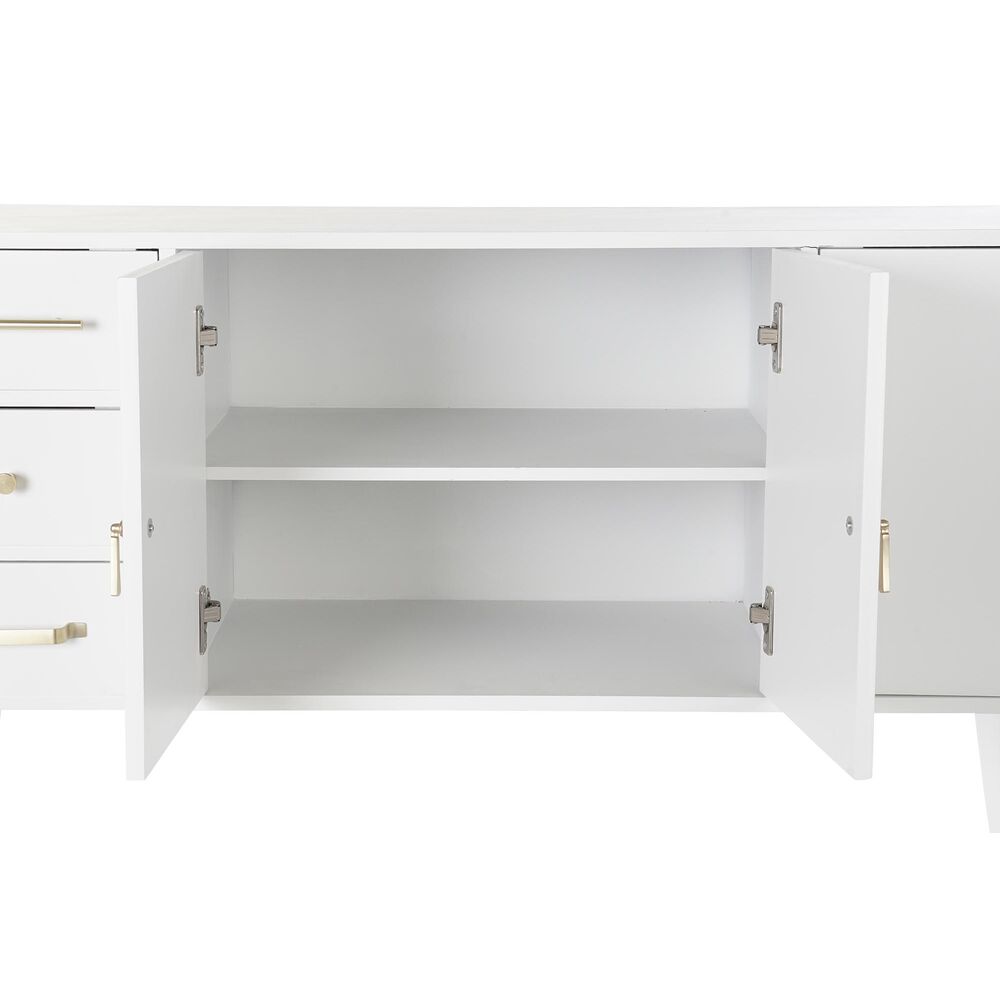 Skänk DKD Home Decor   Vit Kräm Naturell Metall Paulowniaträ 120 x 40 x 78,5 cm - 7
