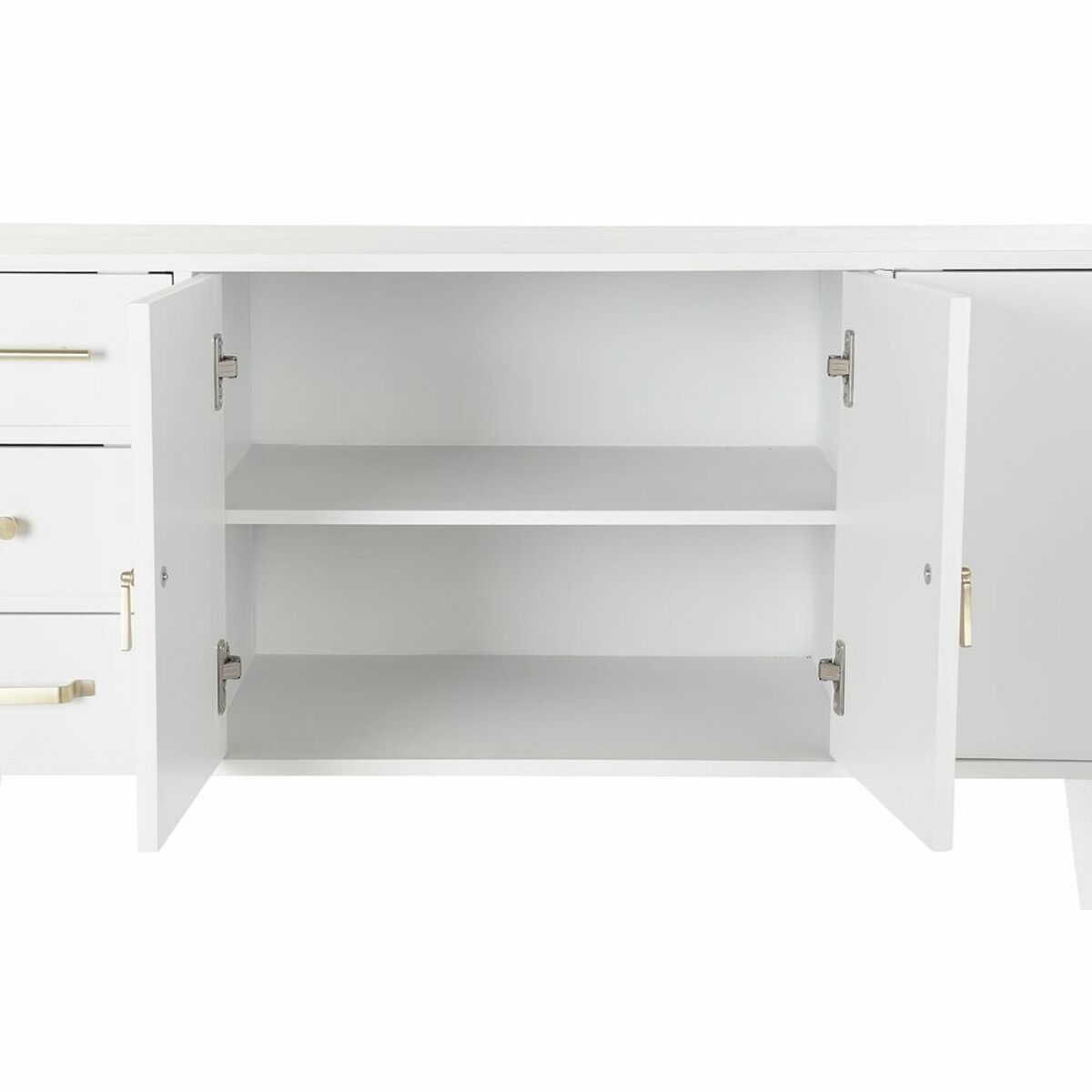 Skänk DKD Home Decor   Vit Kräm Naturell Metall Paulowniaträ 120 x 40 x 78,5 cm - 15