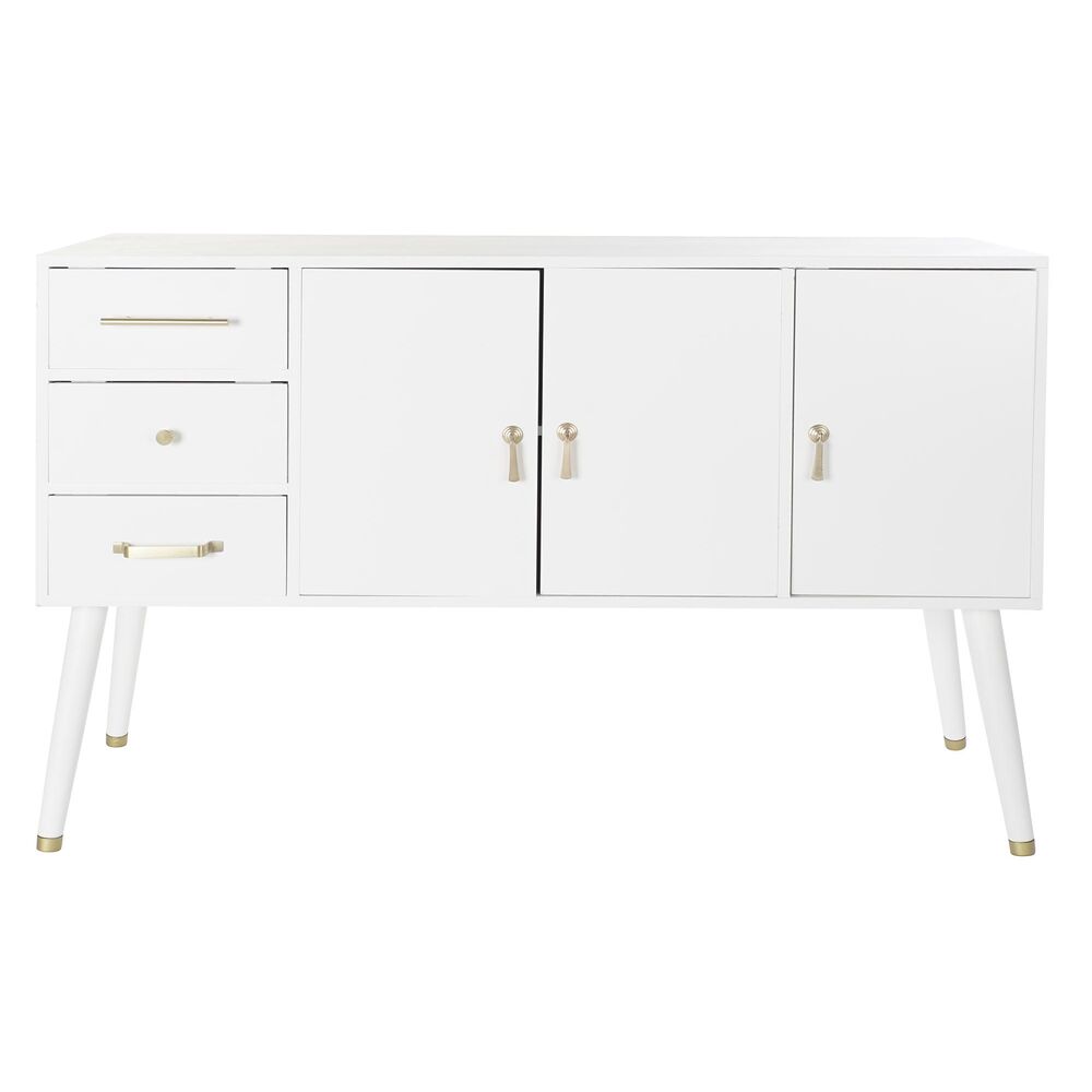 Skänk DKD Home Decor   Vit Kräm Naturell Metall Paulowniaträ 120 x 40 x 78,5 cm - 5