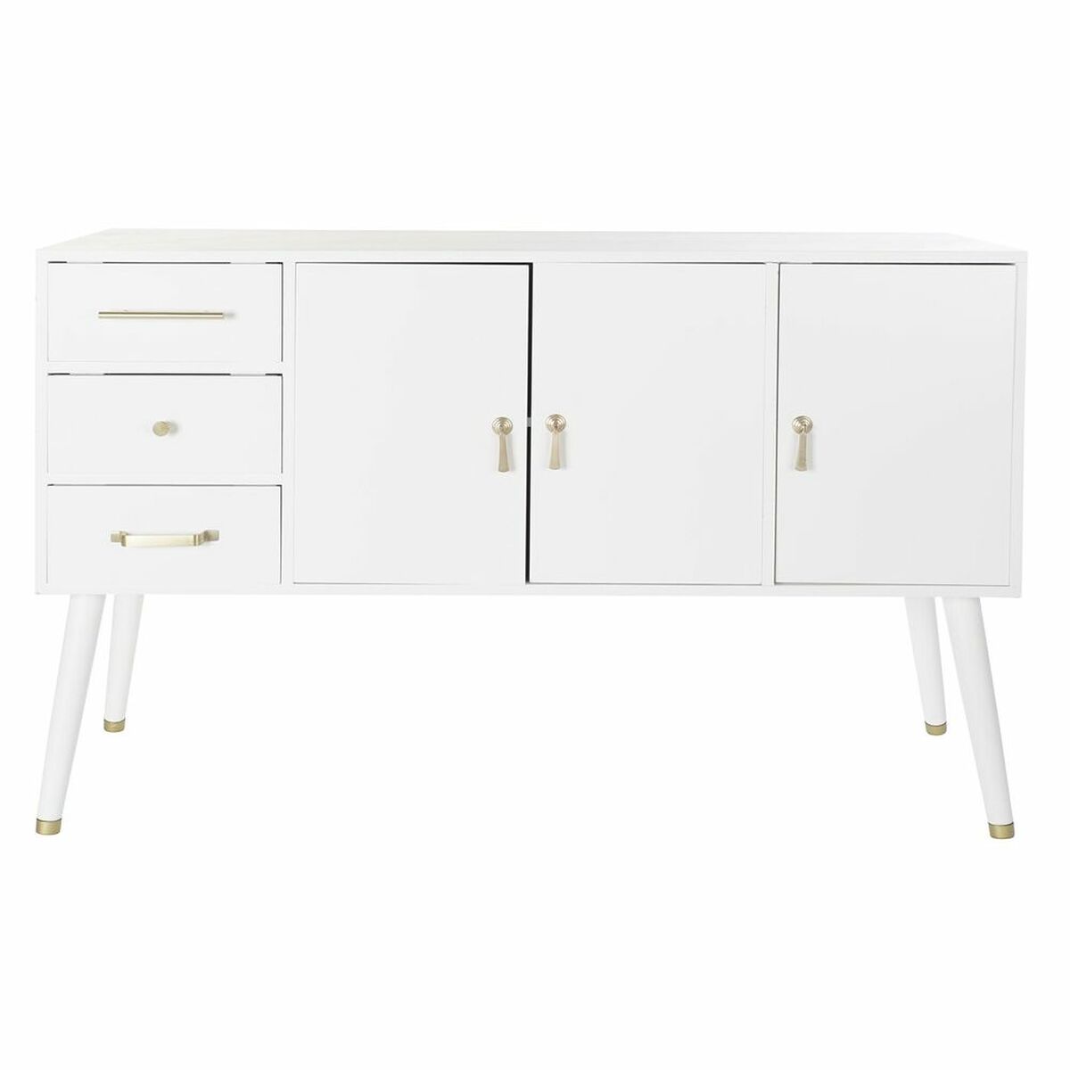 Skänk DKD Home Decor   Vit Kräm Naturell Metall Paulowniaträ 120 x 40 x 78,5 cm - 13