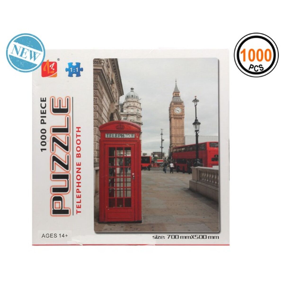 Pussel Telephone Booth 1000 Delar
