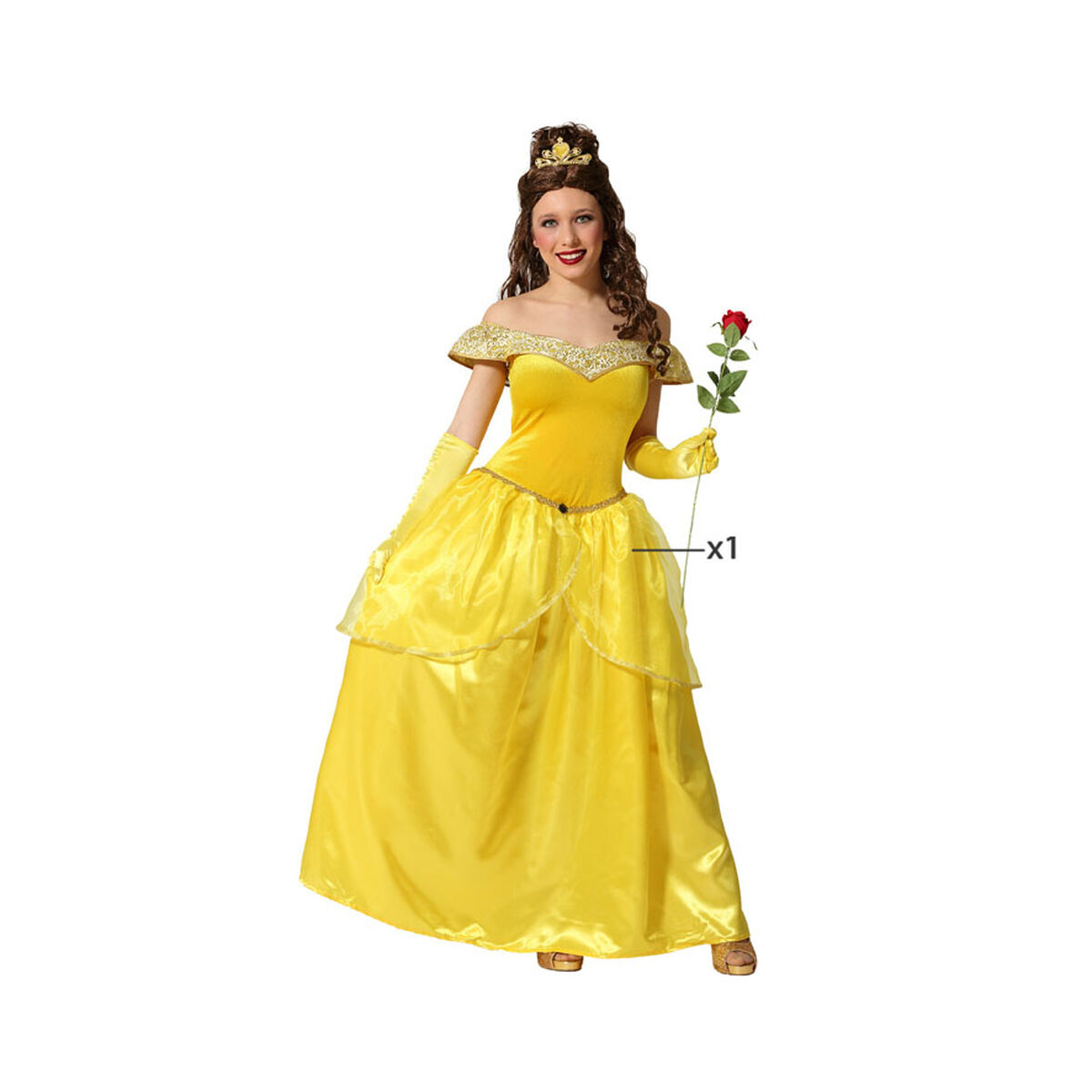 Maskeraddräkt vuxna Gyllene Prinsessa