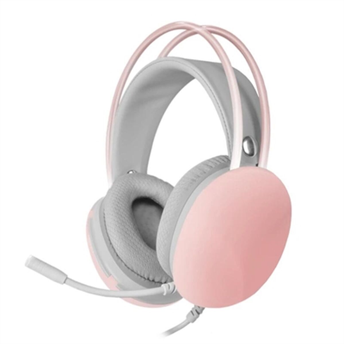Hörlurar med Mikrofon Mars Gaming MH-GLOW Rosa RGB - 3