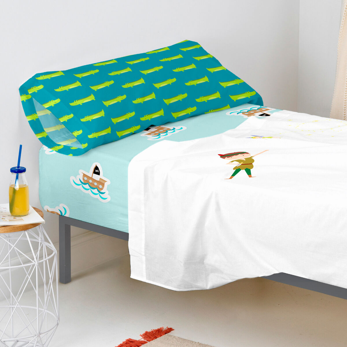 Underlakan HappyFriday MR FOX Multicolour 105 x 200 x 32 cm - 3