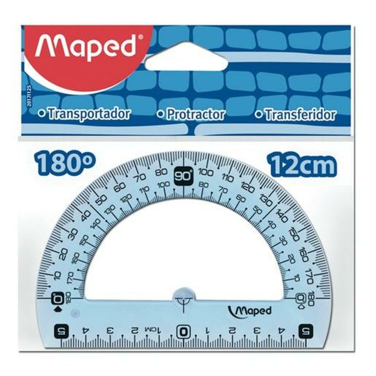 Halvcirkel Maped Geometric 180º Set Plast (12 antal) - 4