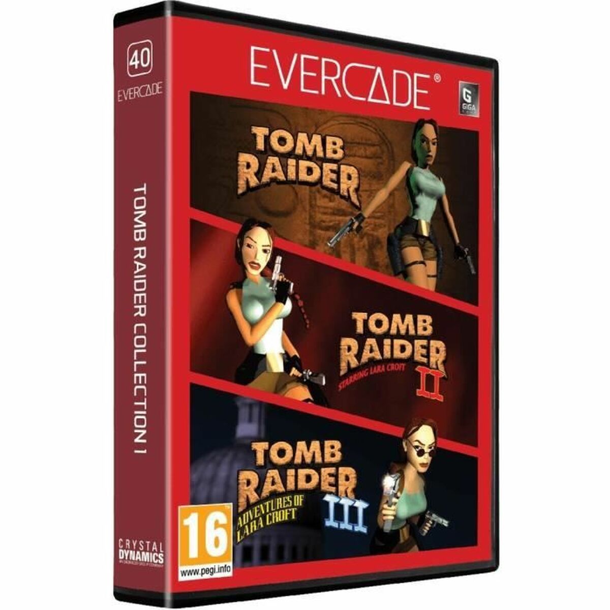 Datakassett Just For Games Evercade Tomb Raider Collection 1