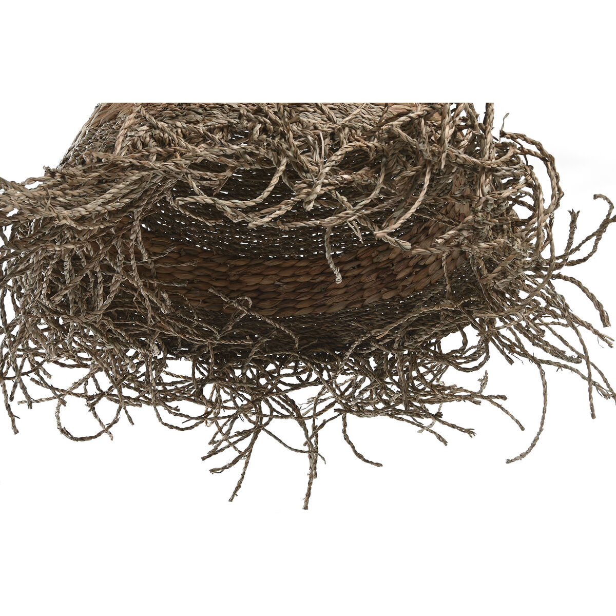 Lampskärm DKD Home Decor 56 x 56 x 52 cm Naturell Sjögräs Boho - 2