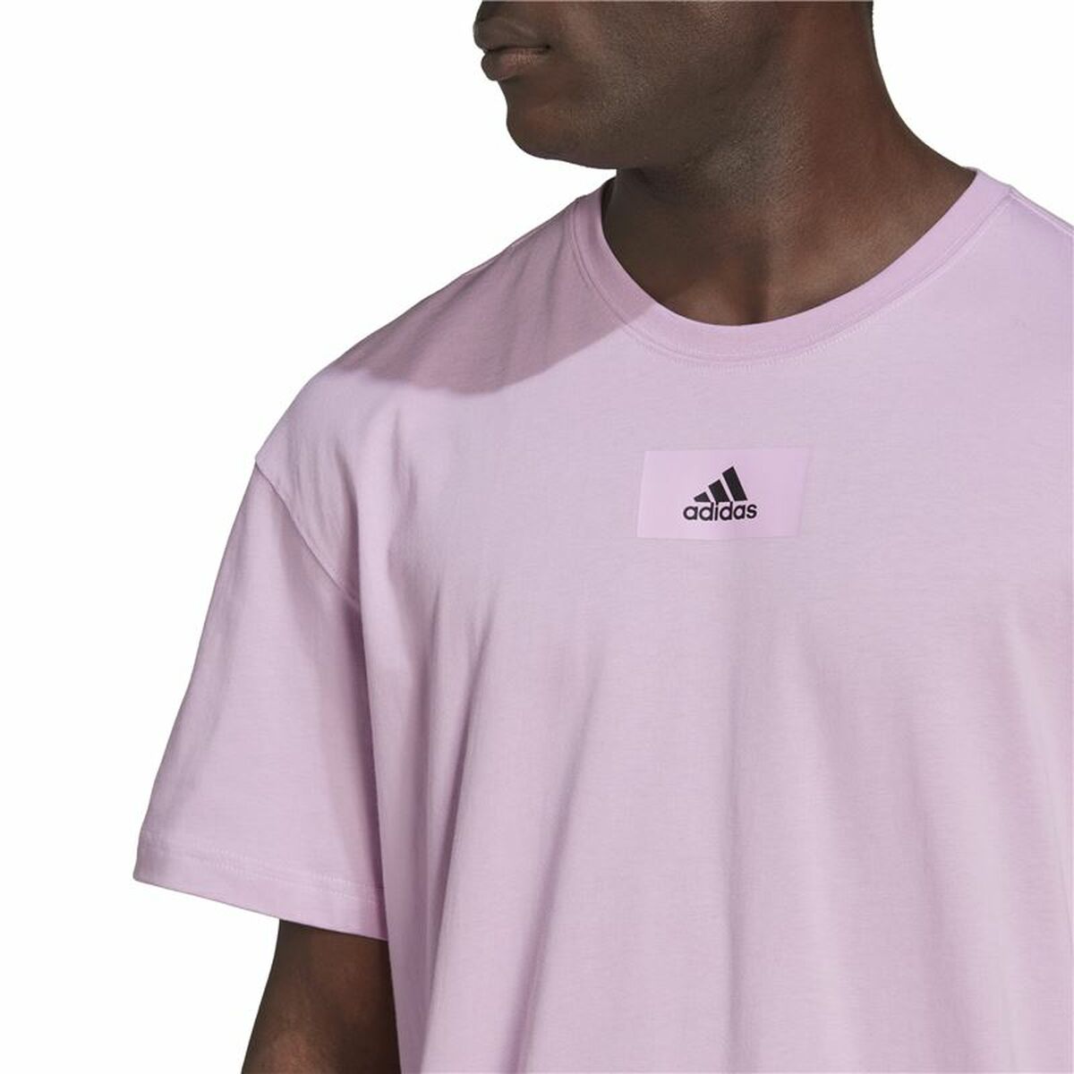 T-shirt med kortärm Herr Adidas Essentials Feelvivid Drop Lavendel - 6