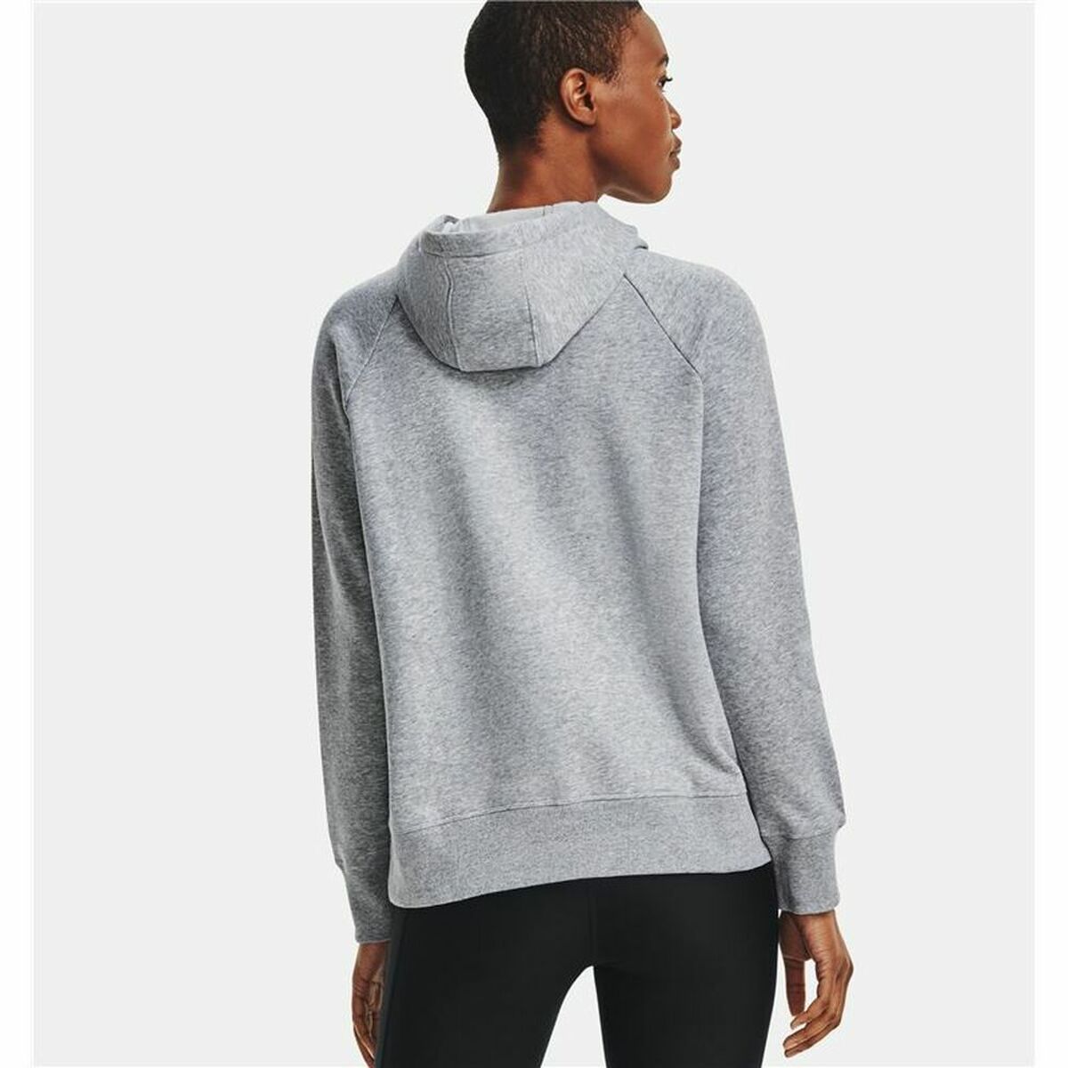 Tröja med huva Dam Under Armour Rival Grå - 20