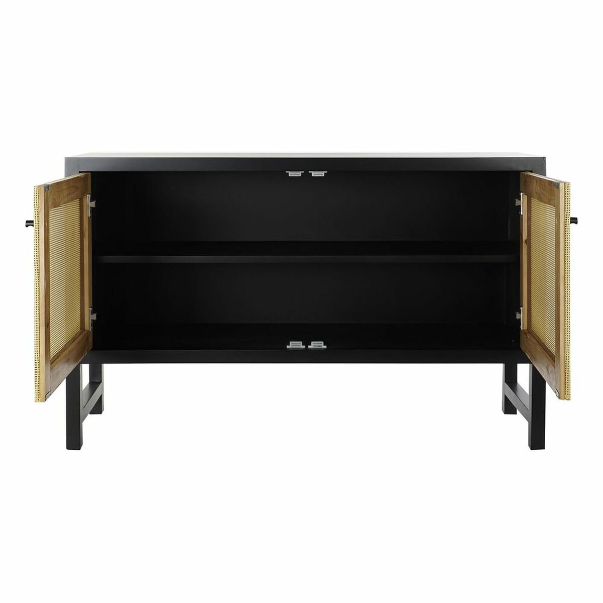 Skänk DKD Home Decor   Svart Naturell Rattan Gran 120 x 38 x 76 cm - 14