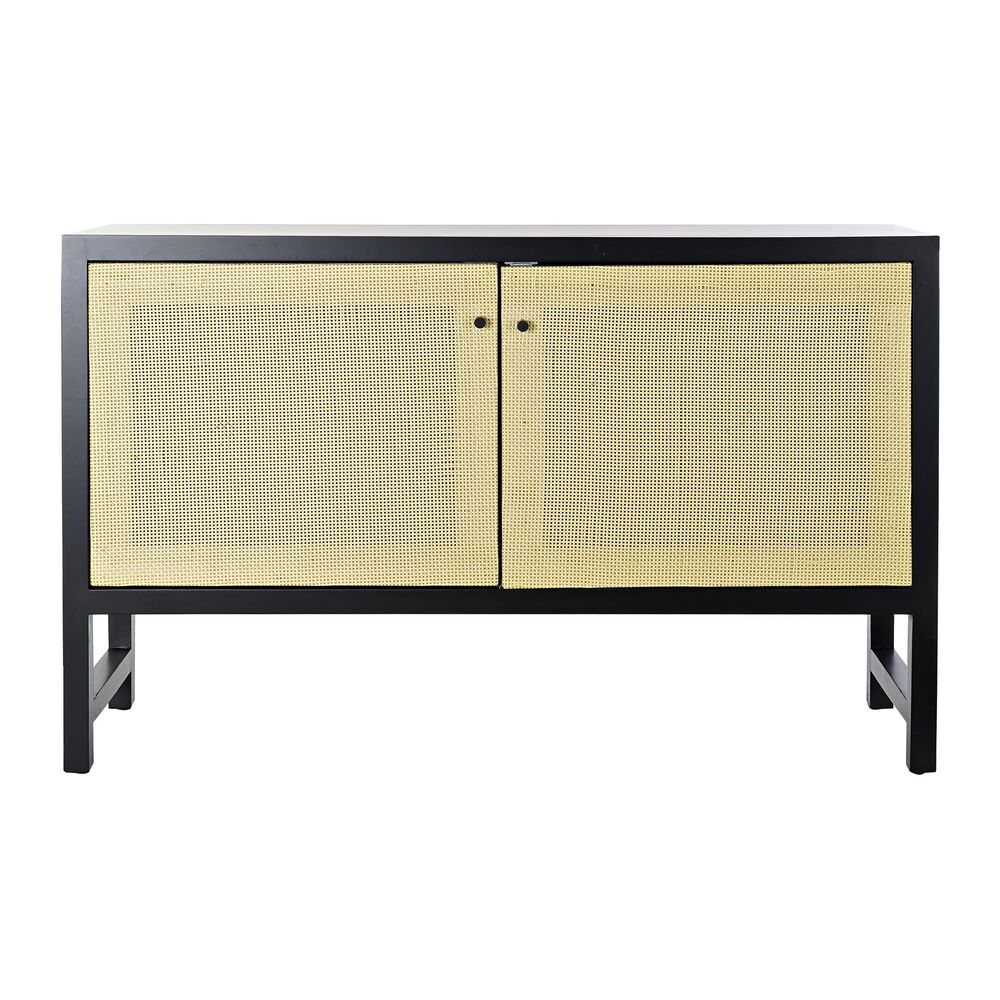Skänk DKD Home Decor   Svart Naturell Rattan Gran 120 x 38 x 76 cm - 3