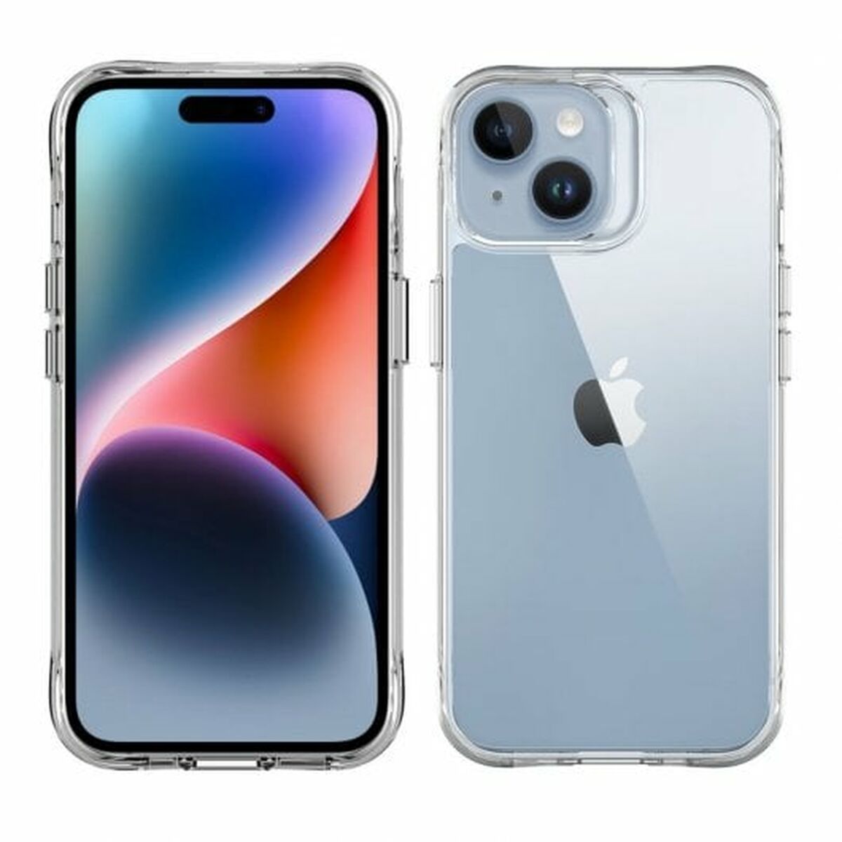Mobilfodral Muvit iPhone 15 Plus Transparent Apple - 2