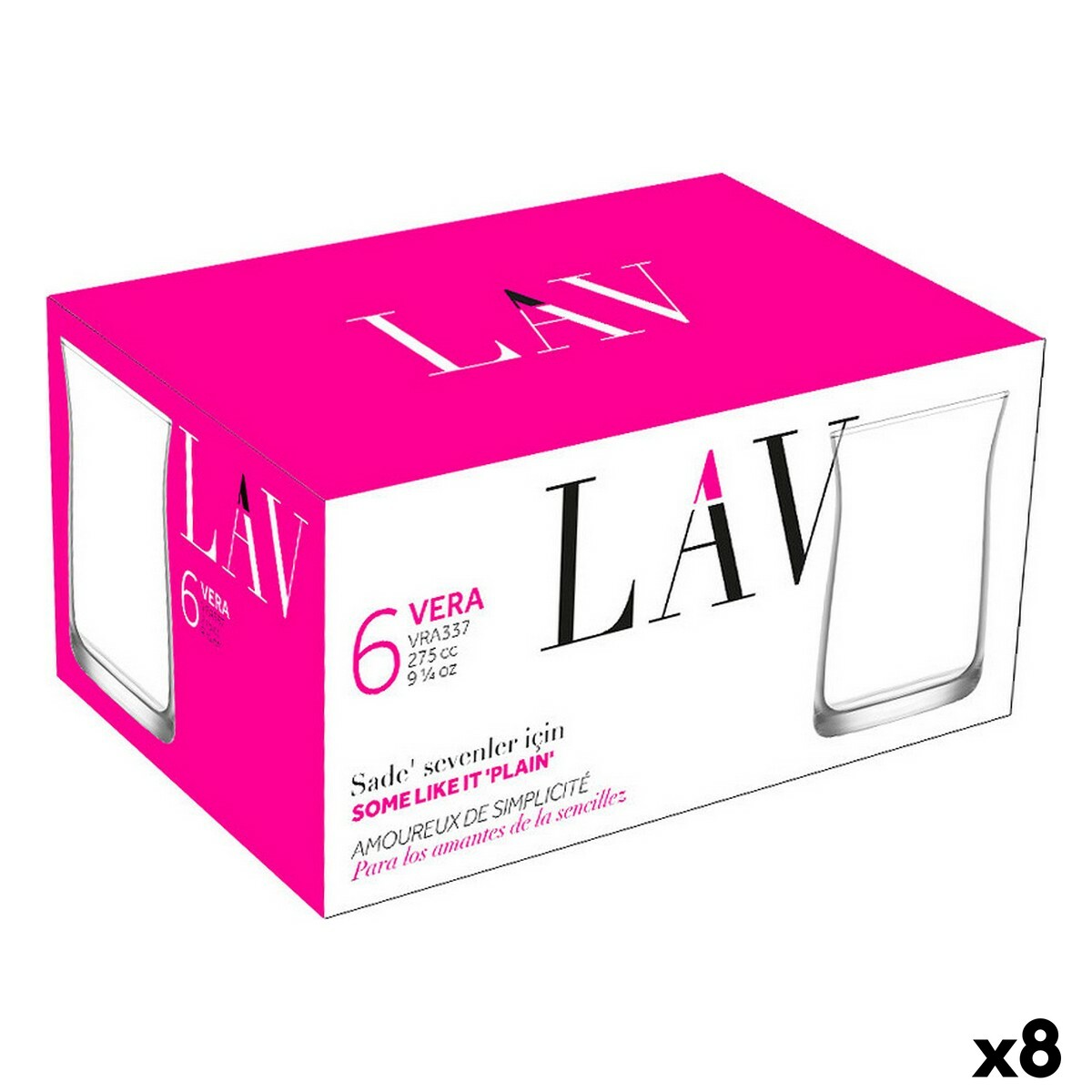 Glasset LAV Vera 275 ml 6 Delar (8 antal) - 3