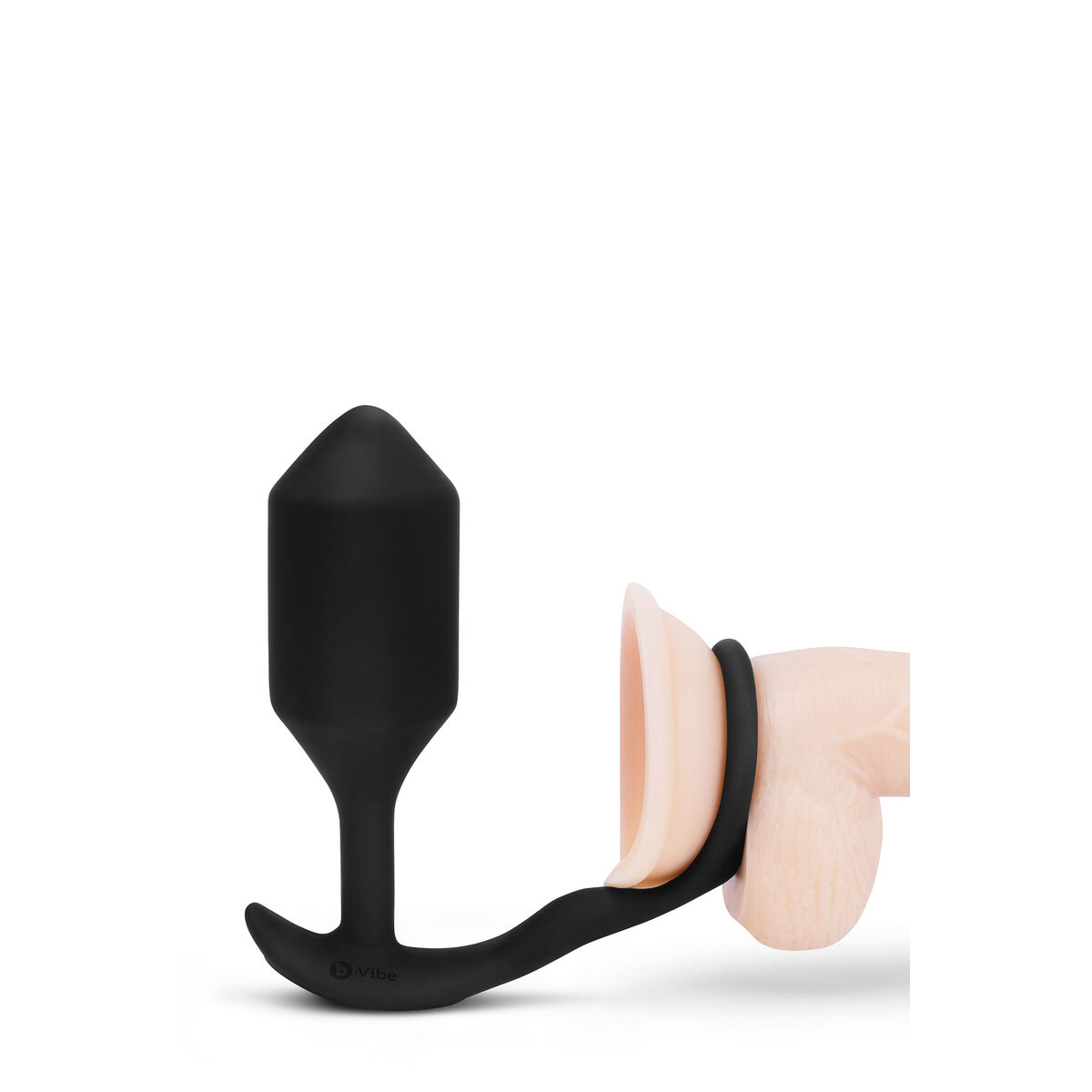 Analplugg B-Vibe Vibrating Snug Svart XL - 4