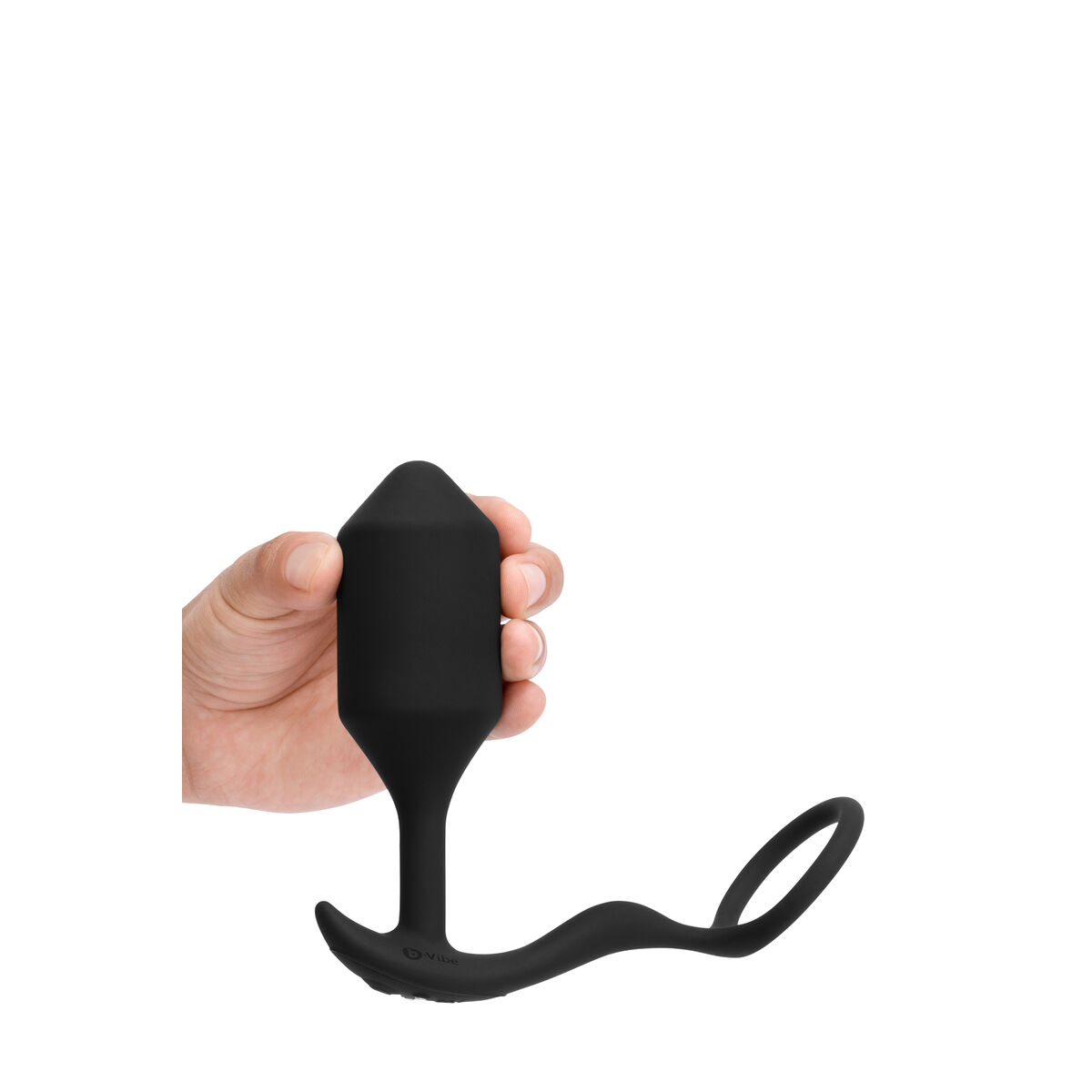 Analplugg B-Vibe Vibrating Snug Svart XL - 3