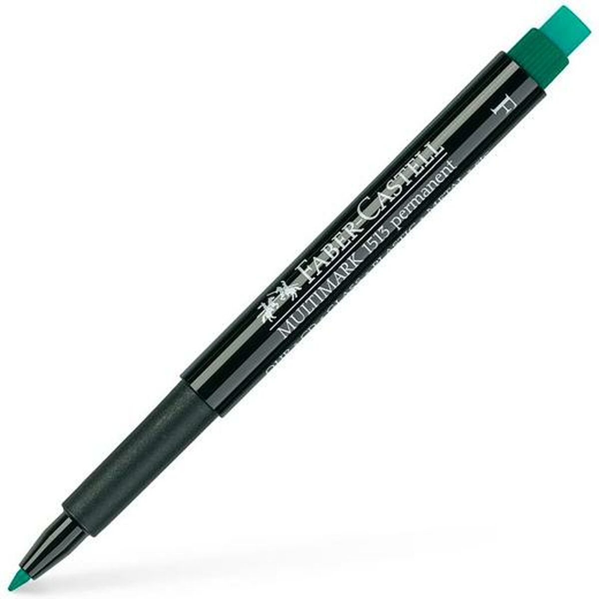 Permanent markörpenna Faber-Castell Multimark 1513 F Grön (10 antal) - 2