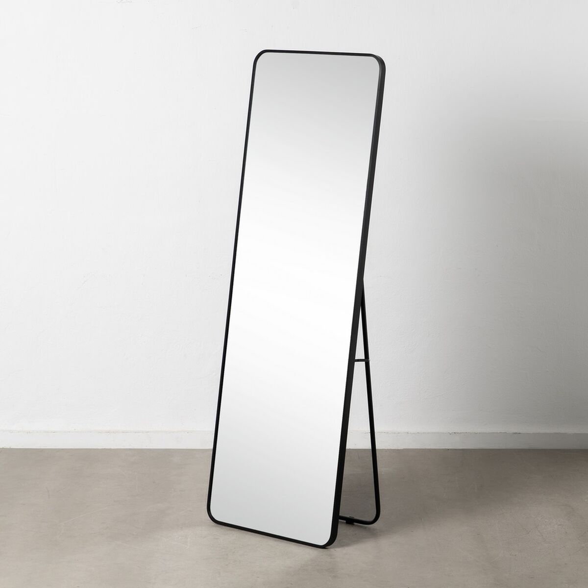 Väggspegel Svart Vertikalt 56 x 3 x 165 cm - 2