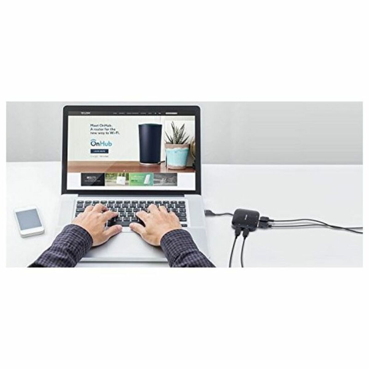 USB-HUB TP-Link UH400 USB 3.0 Svart - 6