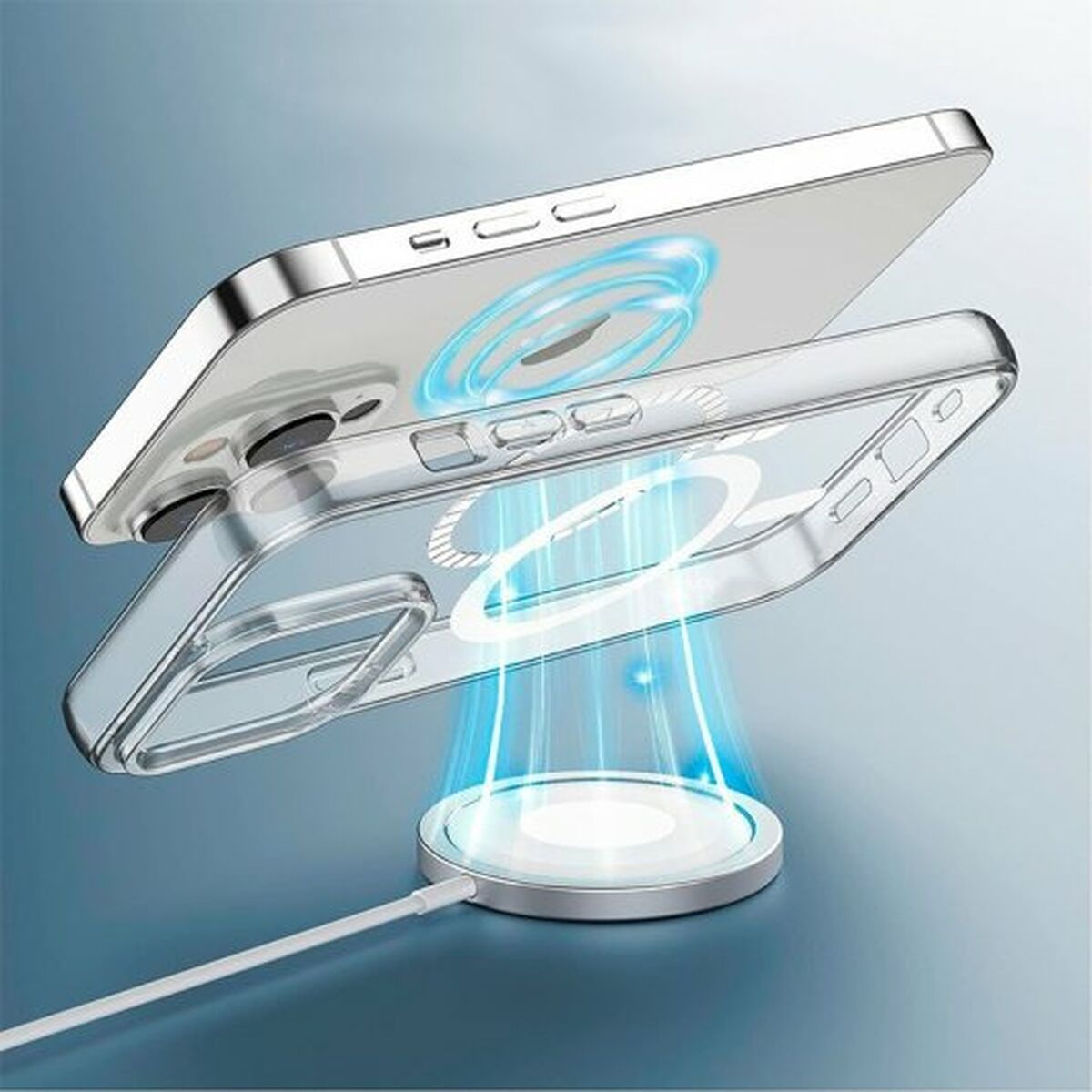 Mobilfodral Cool iPhone 15 Plus Transparent Apple - 3