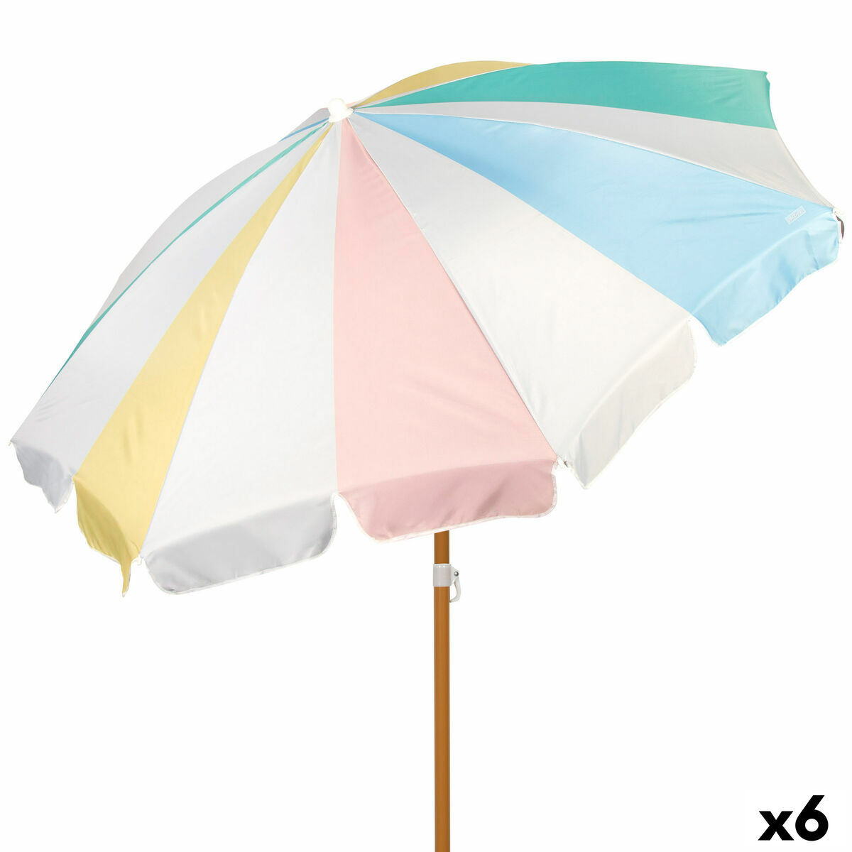 Parasoll Aktive Ø 200 cm 20 x 185 x 20 cm (6 antal)