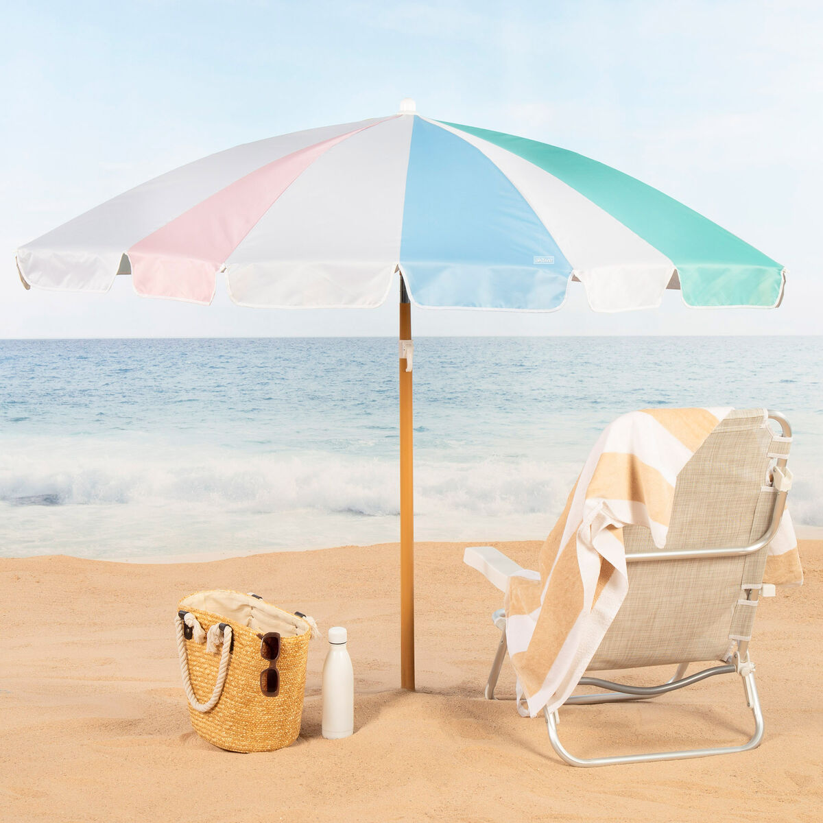 Parasoll Aktive Ø 200 cm 20 x 185 x 20 cm (6 antal) - 3