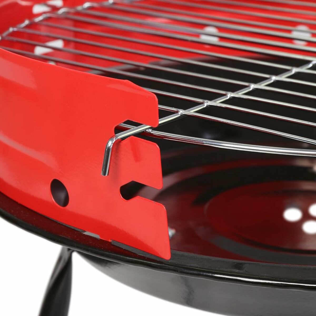 Grill Svart Röd 34 x 34 x 55 cm - 3