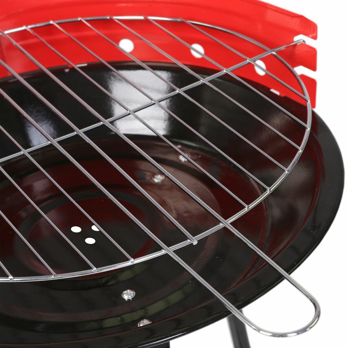 Grill Svart Röd 34 x 34 x 55 cm - 2