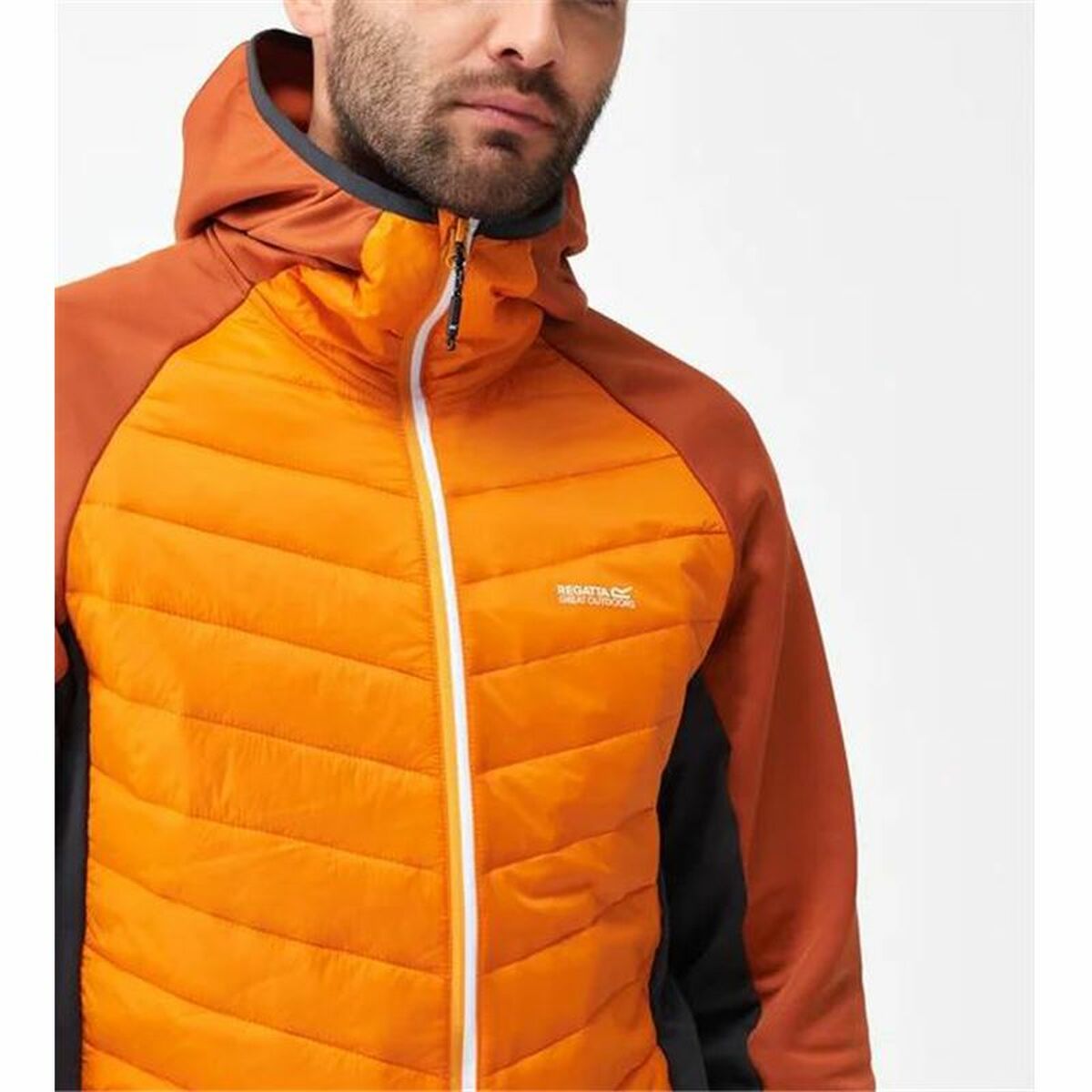 Träningsjacka Herr Regatta Andreson VIII Hybrid Orange - 3