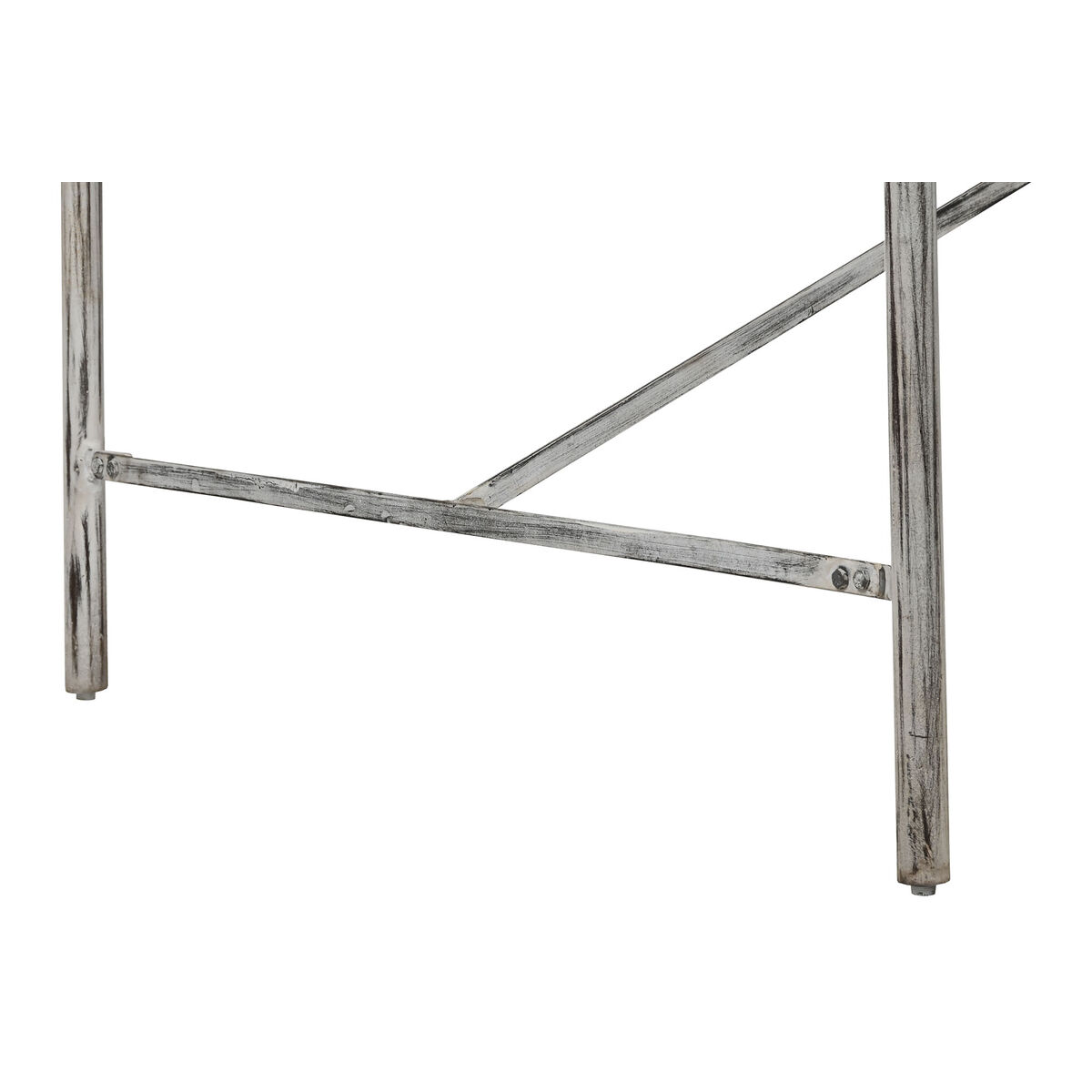 Matsalsbord Home ESPRIT Vit Järn Mangoträ 160 X 90 X 80 cm - 5