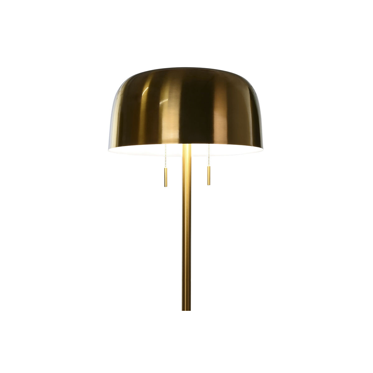 Golvlampa Home ESPRIT Gyllene Metall 50 W 220 V 41 x 41 x 148 cm - 2